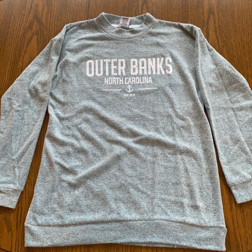 Outer Banks NC - OBX Mock Neck Sweatshirt - Sz M